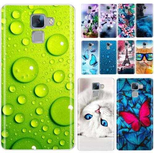 Case For Huawei Honor 7 Soft Fashion Phone Case For Huawei Honor 7 PLK-AL10 PLK-L01 Back Cover Soft Coque Fashion Case