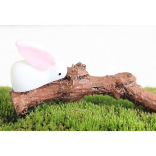 Tree Branches Trunk Artificial Mini Fairy Garden Miniature Terrarium Succulents DIY Micro Landscape New Year Decoration