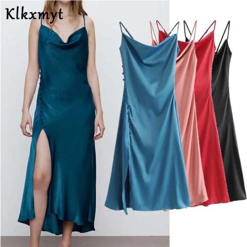 Klkxmyt Open Summer Dresses