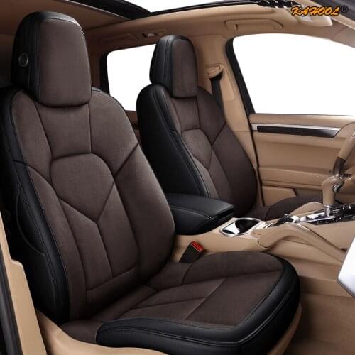 KAHOOL Custom Leather car seat cover For Volkswagen Passat Beetle Tuareg Tiguan Phaeton VW R36 Eos MAGOTAN Scirocco seat cars