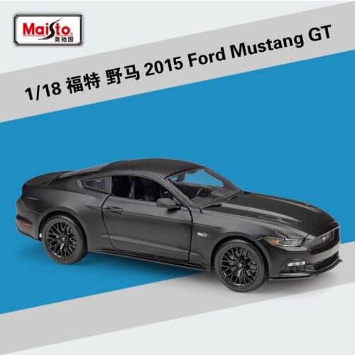 Maisto Diecast 1:18 2015 Mustang GT 1967 GTA fastback 1968 GT Cobra JET Sport Car High Simulation Vehicle Alloy Model Car