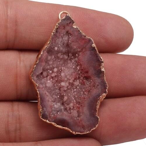 Natural Stone Pendant Irregular Agates For Jewelry Making DIY Necklace Bracelet Anklet Accessory