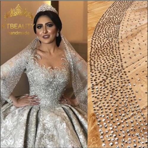 New DHL Catedral de velo Royal Grenadine Crystal Bring Veil Custom Made 3M Wide Veil Bridal Wedding Accessories Wedding Veil