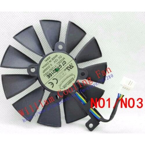 New Original for Raptor GTX980Ti R9 390 graphics card cooler fan T129215SU 12V 0.50A FONSONING