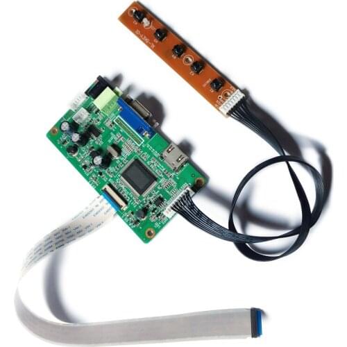 Fit PT156FHM/PV140FHM/PV156FHM matrix LED/LCD 1920*1080 30 Pin VGA eDP monitor controller board DIY kit