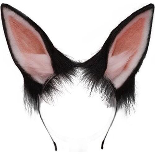 Rabbit Ear Hair Band Cute Halloween Anime Cosplay Lolita Girl Party Decoration Role-playing Clothing Sweet Hair Accessories