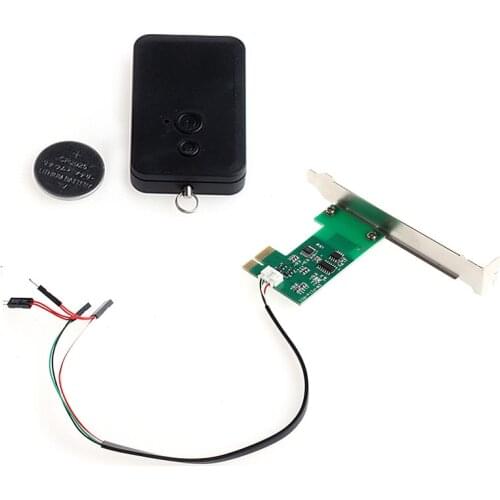 Mini PCI-e Desktop PC Remote Controller 20m Wireless Restart Switch Turn On/OFF