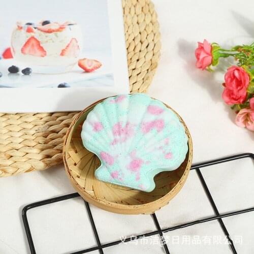 Shell Ocean Bath Bomb Skin Bath Salt Handle Bombs Ball Natural Bubble Ball Gift Spa Gift Wedding Decoration Party Party Favors