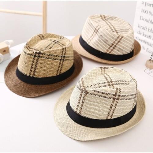 England Retro Men Couple Women Fedoras Top Jazz Hat Spring Summer Autumn Bowler Hats Caps Classic Version Size 58CM