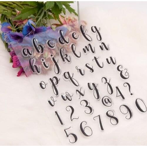 Kitchen DIY English Alphabet Letter Pattern Decor Cake Tools Cookies Biscuit Mold Stamper For Baking Decorating Silicone Mold