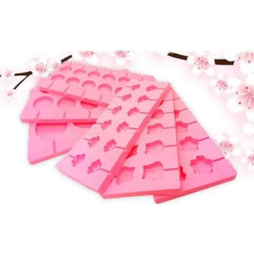 Silicone round Lollipop Candy Cake baking molds Chocolate Cake Decorating Pastry Mould silicone lollipops mold