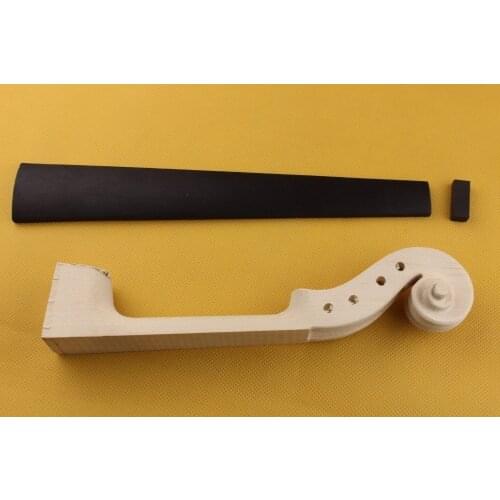 1pc 4/4 Violin Student White Neck+ Natural Ebony Fingerboard Violin Parts