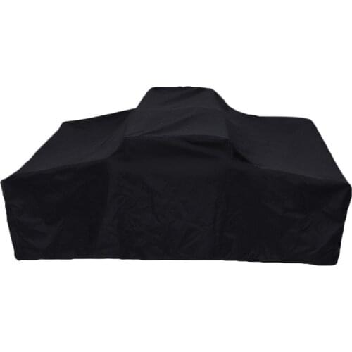Universal Car Tent Camping Trailer Cover 210D Oxford Waterproof Travel Protector Black Sunscreen Protection Dust-proof Accessory