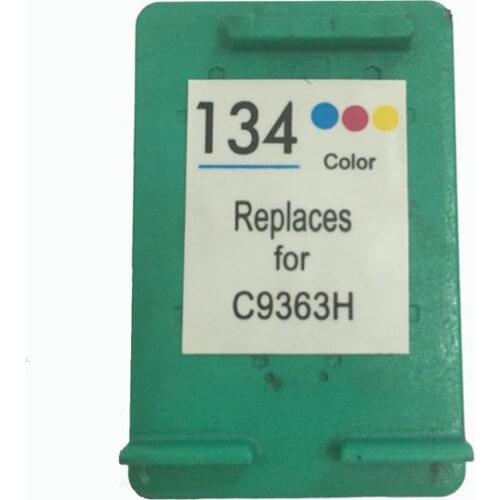 Vilaxh 134 Refilled Ink Cartridge Compatible for HP 134 Deskjet 5743 6623 6843 6523 5943 6943 6983 7313 7413 2713 printer