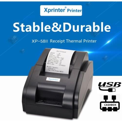 Xprinter 58mm Receipt Printer Thermal Pos Printers For iOS Android Mobile Phone USB Port For Store