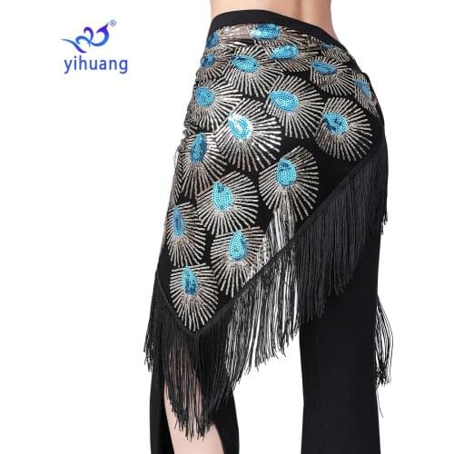 2021 New Belly Dance Costumes Hip Scarf for Women Belly Dancing Belts Bellydance Wrap Hip Skirt Festival Performance Wear