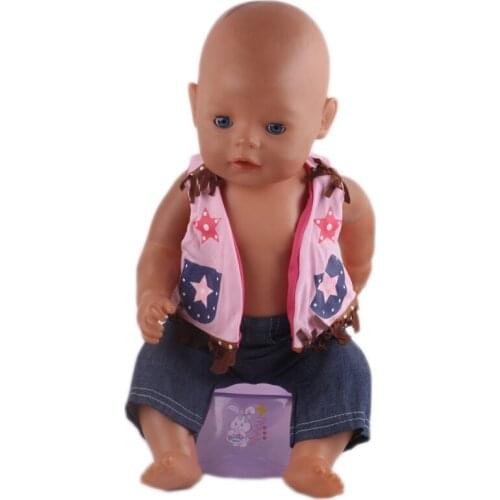 1pcs Coat and Pants Wear fit 43cm -, Children best Birthday Gift N450