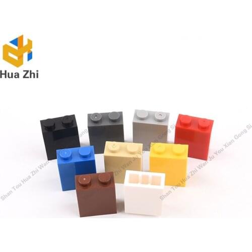 Building Blocks Parts 3245 10PCS Brick 1 x 2 x 2 with Inside Stud Holder LEGOING MOCS Education