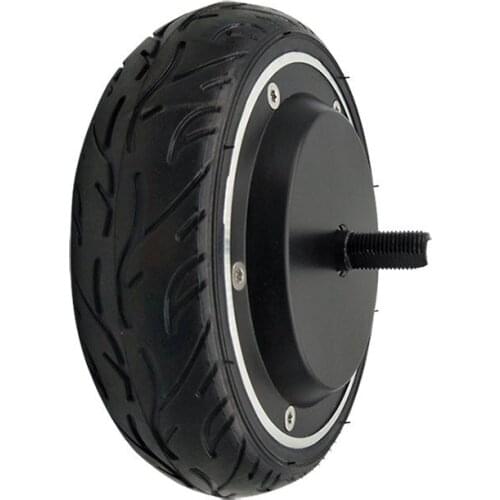 24V 6.5 inch 150W 24V DC 6.5N.m 200RPM 150kg load brushless hall encoder AGV driving wheel servo hub motor for delivery robot