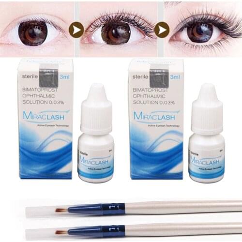 3ML Eyelash Growth Enhancer Natural Eyelashes Longer Thicker Treatment Eye Lashes Serum Mascara Lengthening Eyebrow Growth