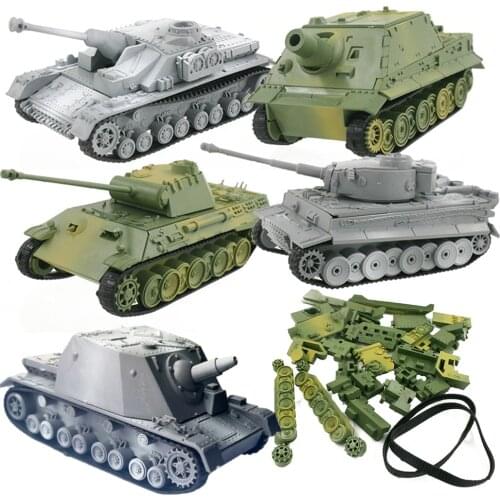 3D Tank Model Building Kits puzzle Military Assembly Educational Toys Decoration Collection High-density Material Tiger Assault