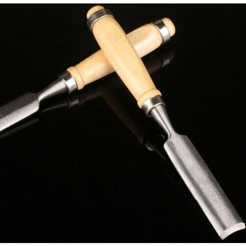 Professional 4PCS Carbon Steel Woodworking Carving Hand Chisel Wood Firmer Tools