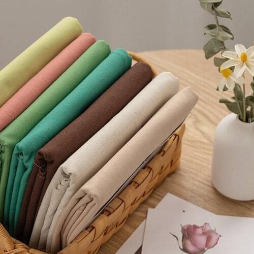 45x45CM Embroidery Fabric Cotton Linen Sewing Cloth For DIY Handmade Embroidered Cross Stich Clothing Sewing Supplies