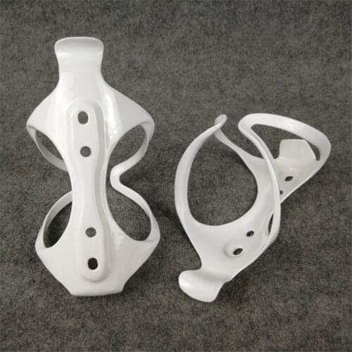 White UD Glossy carbon road bike Water Bottle cages Holders Bicycle