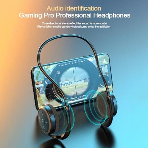 2020 NEW Bluetooth Earphones Wirless Headphones Sport Headset MP3 Player With FM Radio Bluetooth 5.0 Earphone black/blue