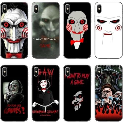 The Jigsaw Killer SAW Horror Phone Case For Samsung Galaxy A71 A70 A60 A51 A50 A41 A40 A31 A30 A20E A21S A12 A10 A7 A5 A3