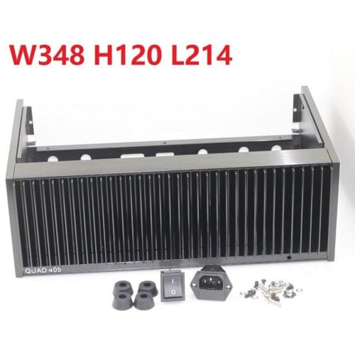 Size(mm):W348 H120 L214 Classic Reproduction: 9.9 CLONE Version: The QUAD405 Power Amplifier Case