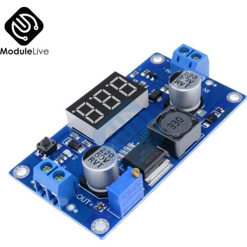 DC-DC XL6009 Digital Boost Step Up Power Supply Module Adjustable 4.5-32V to 5-35V Step-up Voltage Regulator With LED Voltmeter