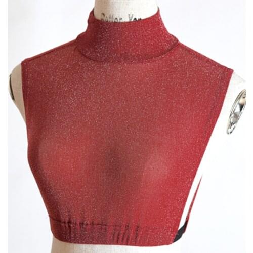 Elegant removable Chiffon Detachable Lapel Shirt Fake Collar Fashion Black removable Blouse female autumn winter shirts mesh