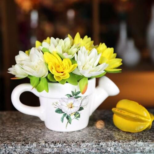 Artificial Flowers Lotus Small Branch Fabric Fake Plant for Home Office Desk Wall DIY Decoration Simulation Flowers 22cm