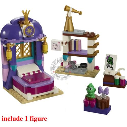 Princess Bedroom Girls Building Brick Block Toys Princess Castle Series Same as 4116 DIY Toys Girls Birthday Xmas Gift