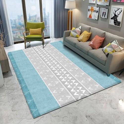 Tapis Salon NonSlip Printed Carpet Bohemian Carpet Printed Flannel Rug Room Floor For Living Room Bedroom Home Decorative Crapet