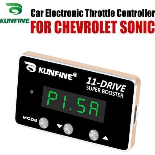KUNFINE Car Electronic Throttle Controller Racing Accelerator Potent Booster For CHEVROLET SONIC Tuning Parts Accessory