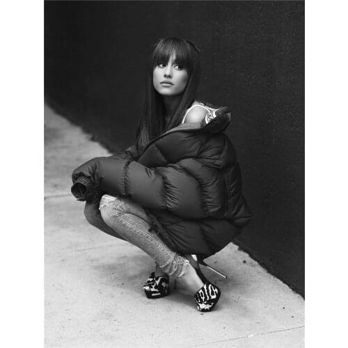 Ariana Grande Printed 11CT Cross-Stitch Complete Kit DIY Embroidery DMC Threads Handmade Hobby Craft Knitting Mulina Decor