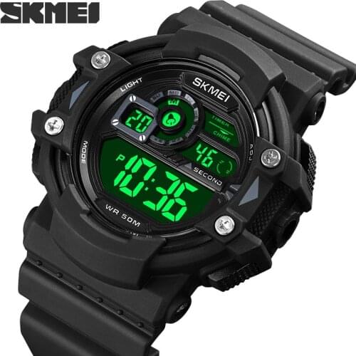 Original Watch Men Led Digital Wrist Watch Fashion Luxury Sports Countdown Watches Mens Clock Brand SKMEI Wristwatches 2021