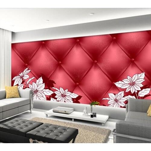 Custom floral wallpaper, 3D stereoscopic wallpaper for living room backdrop restaurant bedroom waterproof wallpaper