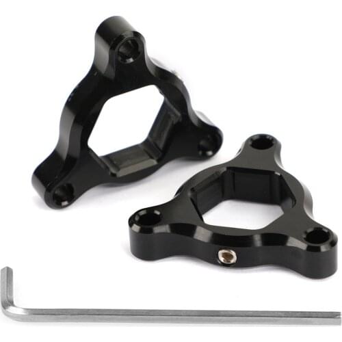 Areyourshop FORK PRE ADJUSTERS BLACK 17MM Fit for Yamaha FZS 600 1000 Fazer TDM850 TRX850 Motorcycle Accessories Parts