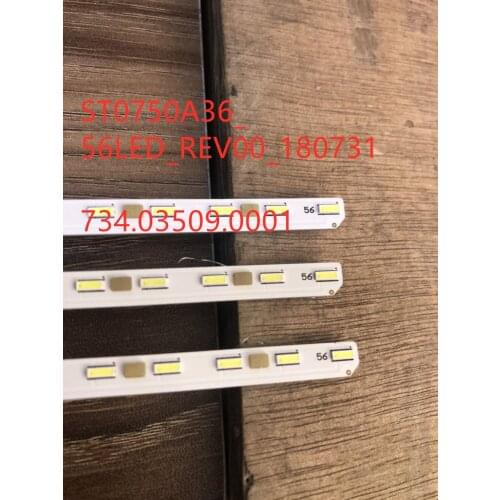 LED backlight strip 56 LAMP for Sony 75'' TV ST0750A36_56LED_REV00_180731 734.03509.0001 XBR-75X850G
