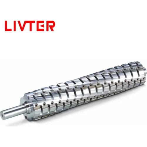 LIVTER Helical Cutter Head Spiral Cutterhead for Spindle Jointer Thickness Planer Machine