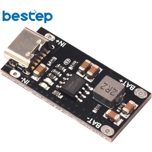 3A High Current Polymer Ternary Lithium Battery Charging Board 5V to 4.2V/4.35V Support Type C Input