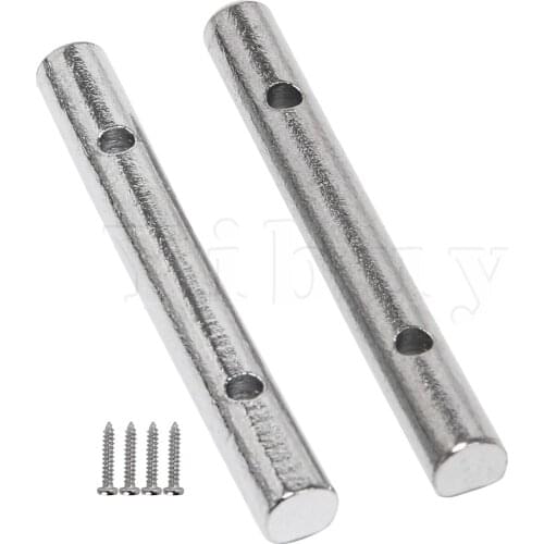 Yibuy 2x Zinc Alloy Guitar string retainer bar for Electric Guitar 48mm