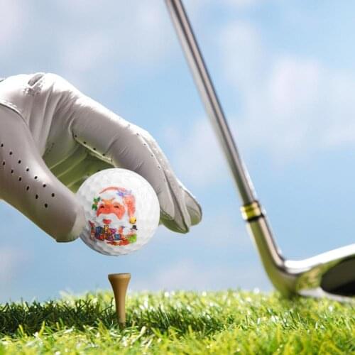 1pc Practical Golf Training Balls 392 Bee Hole Random Pattern Long Distance Soft Christmas Golf Ball Golf Accessories