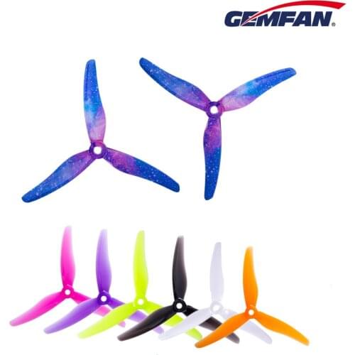 12pairs 24pcs Gemfan Hurricane 51433 3-Blade PC Propeller for POPO RC Quadcopter FPV Racing/Freestyle Drone Parts