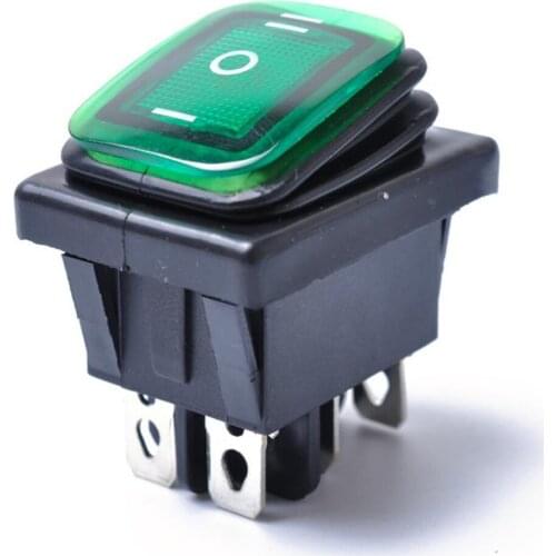 4pcs 6 Pin On-Off-On Rocker Toggle Switch Vehicle Dash Parts