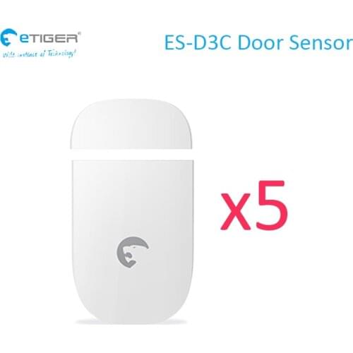 5pcs lot ES-D3C Etiger alarming door sensor window contact open close detector