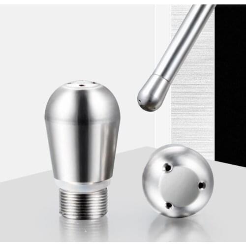 3-4 Holes Coffee Machine Steam Nozzle Accessories for Breville 870/878/880 Perfect Milk Foam for Barista 304 Stainless Steel